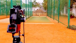 🏏Batting Practice With LEVERAGE iBOT 360 Bowling Machine [upl. by Ardnasirk]