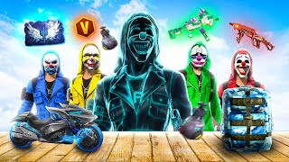 FREE FIRE But EVERYTHING Is BLUE 💙 In Solo Vs Squad 😱 High Rank Lobby FREE FIRE 🔥 [upl. by Ysac]