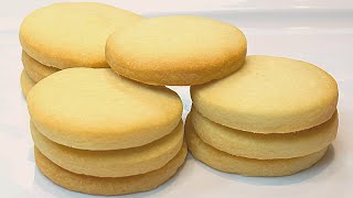 3 Ingredient Shortbread Cookies  Easy and Delicious Shortbread Cookies [upl. by Reaht]