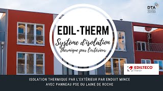 Mise en œuvre du système dIsolation Thermique par lextérieur EDILTherm® [upl. by Aliac755]