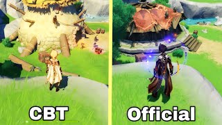 21 facts about CBT vs Official changes in genshin part 1 [upl. by Kunin]