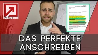 Das PERFEKTE Anschreiben formulieren  5 Tipps für das perfekte MUSTER Bewerbungsanschreiben [upl. by Cave]