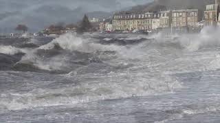 Storm Ciara hits Largs [upl. by Adner591]