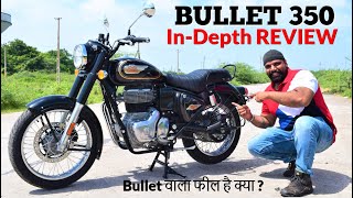 New Bullet 350 Detailed Review  Bullet वाला फील है क्या🤔 [upl. by Airb]