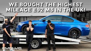 We bought the highest mileage E92 M3 in the UK  New Project Car [upl. by Jolee625]