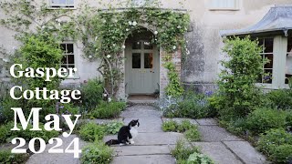 Lush growth in the cottage garden in May [upl. by Gehman]