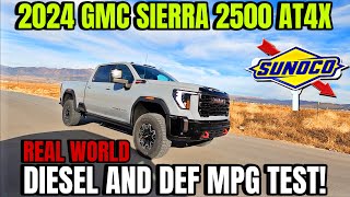 2024 GMC Sierra 2500 AT4X Real World Diesel  DEF MPG Heres How Much 10k Miles Will Cost You [upl. by Everara]