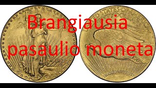 Brangiausia pasaulio moneta Самая дорогая монета в мире [upl. by Ayita]