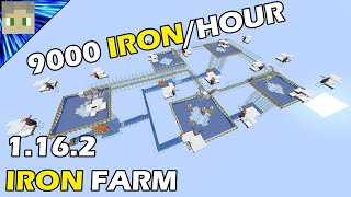 Gnembons 9000 IronHour 1162118 Iron Farm  Block By Block Tutorial [upl. by Meilen]