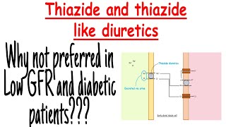 Thiazide diuretics Thiazide like diuretics [upl. by Artsa]