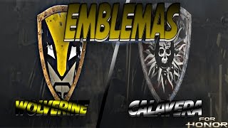 EMBLEMAS WOLVERINE SKULL FOR HONOR [upl. by Ehman]