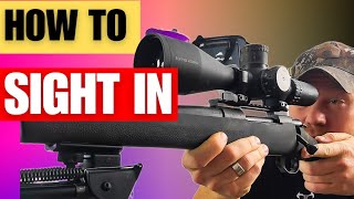 How To Sight In Your Rifle Scope [upl. by Adlay]