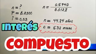 INTERÉS COMPUESTO Capitalizable bimestral trimestral semestralmente paso a paso [upl. by Annahael]