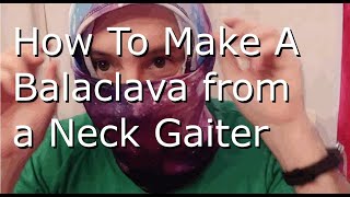 How to make Balaclava [upl. by Peonir]