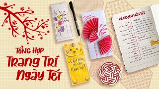 Tổng Hợp Làm Bao Lì xì Trang Trí Sổ Tết  Happy Hidari [upl. by Celestine]