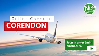 Corendon Online Checkin  In wenigen Minuten bei Corendon einchecken [upl. by Pammi]