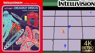 Tron Deadly Discs Intellivision 4k Gameplay [upl. by Inaj]