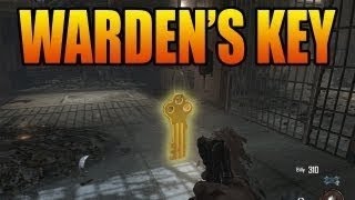 How to Find the Wardens Key  Black Ops 2 Mob of the Dead Zombies Get the Warden Keys [upl. by Glinys740]