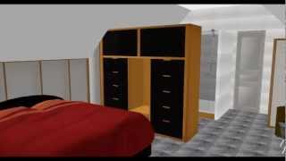 Créationsuite parentalesalle de baindouche italienneprojetvisualisationchambre3D [upl. by Elnore]