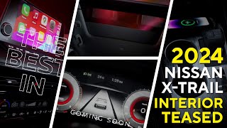 2024 Nissan XTrail Interior teased  ANX [upl. by Ialda]