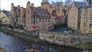 Edinburgh DEAN VILLAGE The most beautiful place in SCOTLAND ▪︎ 4K60FPS Walking in Scotland [upl. by Nat]