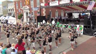 Lapeer East Marching Band and Color Guard perform at 2012 Lapeer Days [upl. by Moritz243]