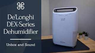 DeLonghi DEX 14 Dehumidifier Unbox  Sound [upl. by Sivar]