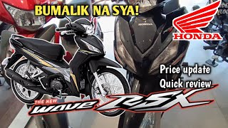 MAY BAGO HONDA WAVE RSX110 FI  2024 QUICK REVIEW  PRICE UPDATE crisridemotovlog [upl. by Armalla]