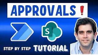 How to build Power Automate Approval Workflows for SharePoint  Step by Step Tutorial [upl. by Yenrab127]