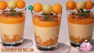 Recette de Verrines Sucrées au Melon [upl. by Denae]