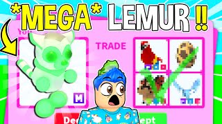 I Traded Away My MEGA NEON LEMUR In Adopt Me Roblox  Trading JUNGLE REFRESH Pet Trade Proofs [upl. by Noicpecnoc544]