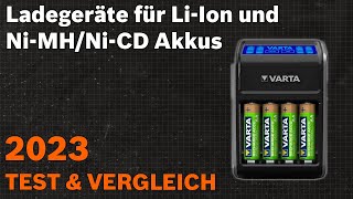 TOP—7 Die besten Ladegeräte für LiIon und NiMHNiCD Akkus Test amp Vergleich 2023  Deutsch [upl. by Nnairol491]