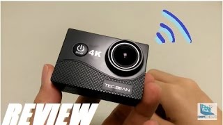 REVIEW TECBean 4K WiFi HD Action Camera [upl. by Yuht520]