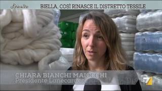 Biella così rinasce il distretto tessile [upl. by Ibed946]