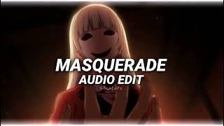 Masquerade  Siouxxie Edit Audio [upl. by Hteb]