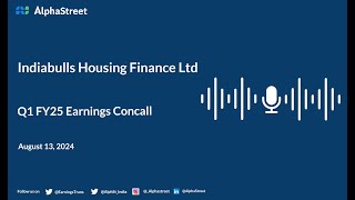 Indiabulls Housing Finance Ltd Q1 FY202425 Earnings Conference Call [upl. by Sumaes]