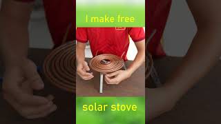 I make free solar stove shorts [upl. by Mal]