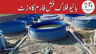 Visit of Biofloc fish farm in Pakistan part1  biggest Biofloc Setup [upl. by Enileuqaj]