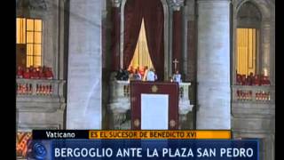 Jorge Bergoglio es el nuevo Papa  Telefe Noticias [upl. by Atteyram]