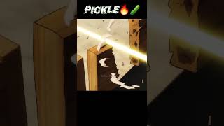 Pickle used his strongest move👀🥶 Baki Hanma anime animemoments baki [upl. by Yadsendew]