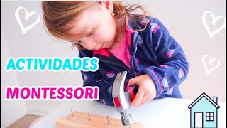 MONTESSORI para niños de 3 AÑOS I montessori en casa VIDA PRACTICA [upl. by Yaf]