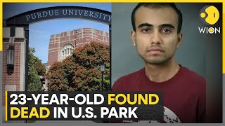 Second IndianAmerican Purdue University student found dead in US  LAtest English News  WION [upl. by Havener]