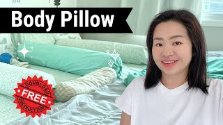 DIY Bolster or Body Pillow with Free downloadable instruction [upl. by Barclay]