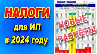 Как изменятся расчеты ИП в 2024 году Налоги для ИП на 2024 год [upl. by Lam]