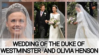 The Wedding of The Duke of Westminster and Olivia Henson at Chester Cathedral [upl. by Phaedra90]