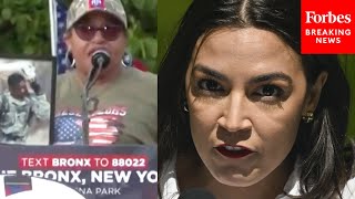 JUST IN Trump Supporter Madeleine Brame Slams AOC At His Rally In The Bronx [upl. by Etessil121]