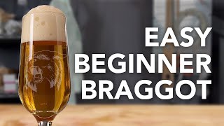 How to make a braggot  Simple recipe for a mead beer hybrid with hops [upl. by Teraj]