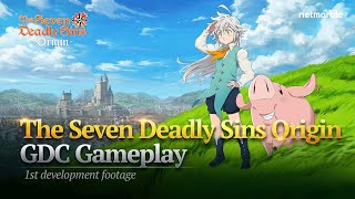 The Seven Deadly Sins Origin game play in GDC 2023 [upl. by Neyut]