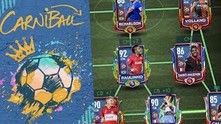 FIFA Mobile 19 Full Carniball Squad Builder Carniballer Theme Team [upl. by Lyred]