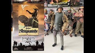 16 WW1 Sideshow Collectibles Bayonets and Barbed Wire German Trench Raider Review [upl. by Llenyr648]